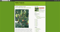 Desktop Screenshot of edibletropicalplants.com
